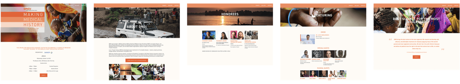 DNDi North America Gala — event website