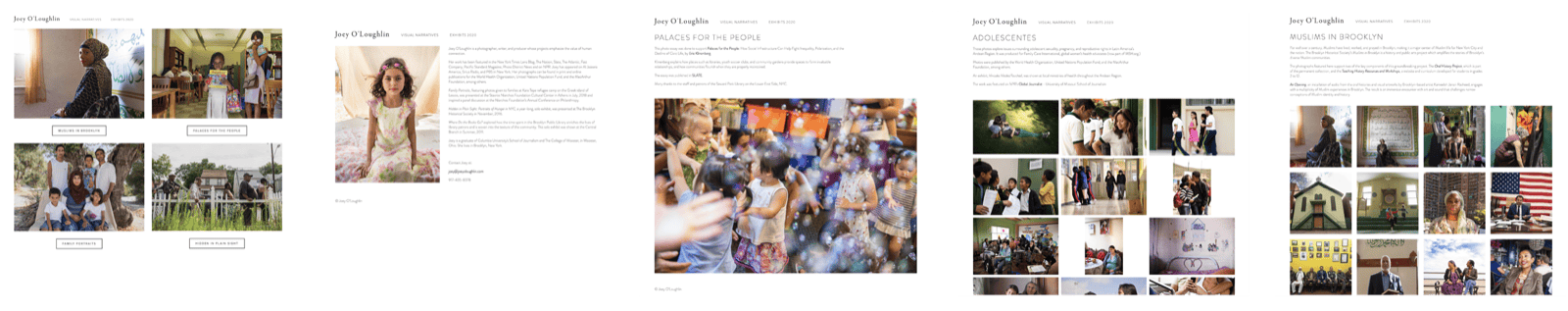 Joey — website redesign
