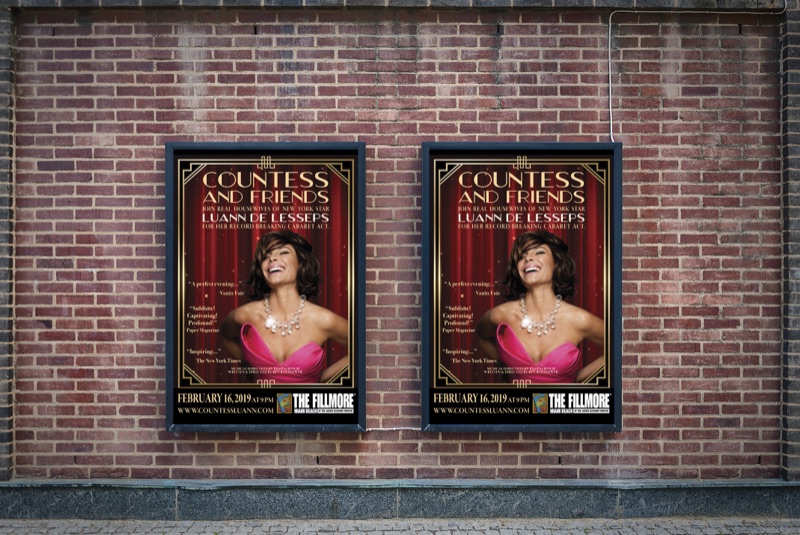 Countess Luann Times Square billboard
