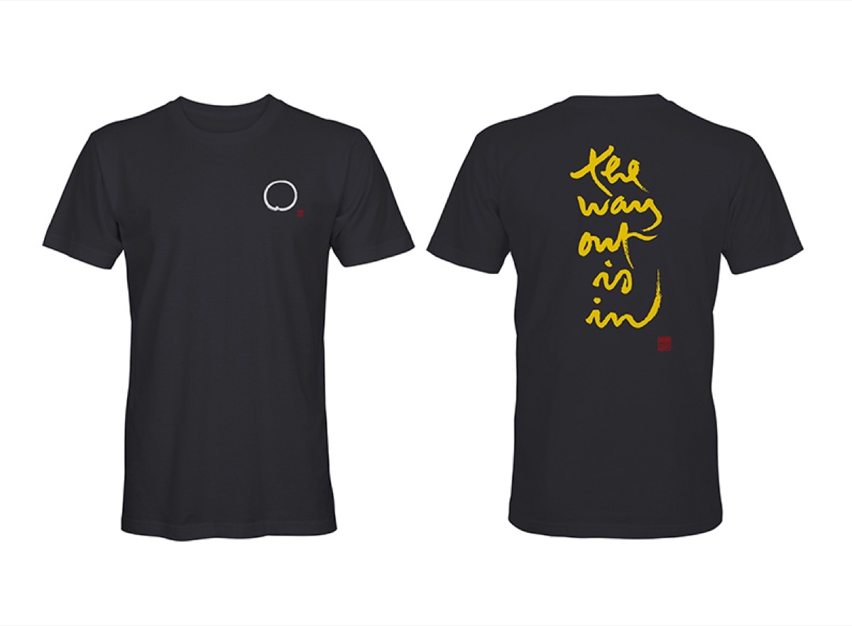 Plum Village black t-shirt