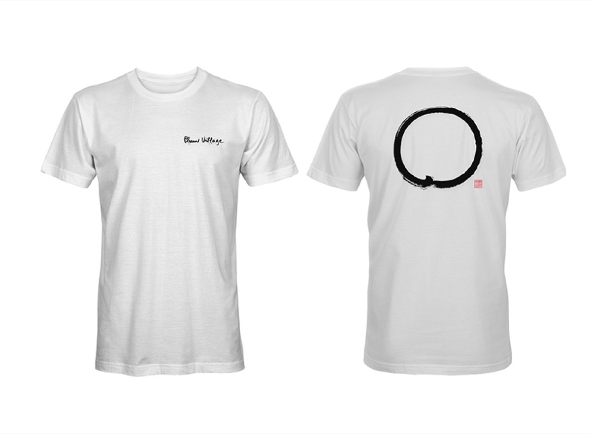 Plum Village white t-shirt